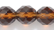 10FC257R: CZ FACET RD Trans Smoke Topaz 10mm 20PC