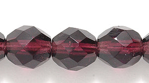 8FC299R: CZ FACET RD Trans Deep Amethyst 8mm 25PC