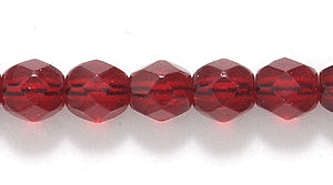 5FC246R: CZ FACET RD Trans Garnet 5mm-100PC