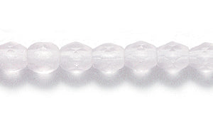 4FC291-M: CZ FACET RD TRANS Pink Matte 4mm-1200PC