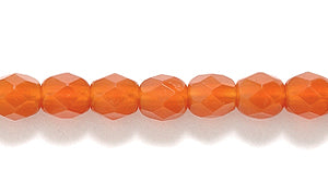 4FC250-DR: CZ FACET RD DK Rust Opal Brown 4m-100PC