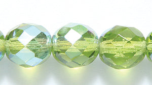 8FC583: CZ FACET RD Olive AB 8mm-200PC