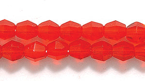 82FC238R: CZ Faceted Diamond Trans DK Hyacinth 4mm-100PC