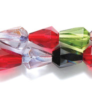 47FC999R: CZ Faceted Drop Mix 7x9mm-50PC