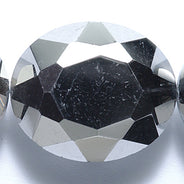 39CD815: Crystal Oval Silver 20x24mm 6PST