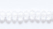 71CD212: Crystal Round Rondelle Crystal 3x4mm 1STR