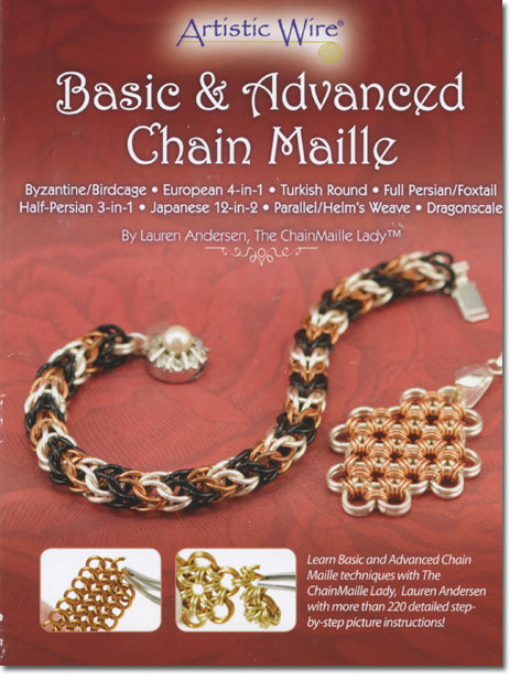 Advanced Chainmaille Book BK864-3: Basic And Advanced Chain Maille Book – Shipwreck Beads