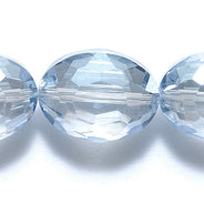 37CD371: Crystal Oval LT Blue Luster 12x16mm 9-10PST
