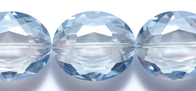 39CD371: Crystal Oval LT Blue Luster 20x24mm 6