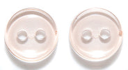 10BU231: Plastic Craft Buttons PEACH ORNG 200PC