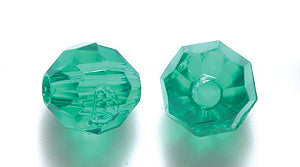 8PF284: Plastic FC Round Xmas Green 8mm - 400PPK