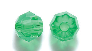 8PF282: Plastic Round FC LT. Green 8mm - 400PPK