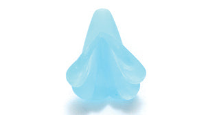 10PL364: Plastic Flower Bright Blue 10mm-150PC