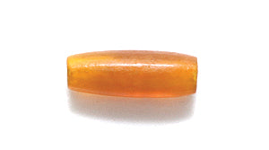 12IP255-T: India Horn Hare Pipe Dark Amber .5 In Thin 50 Pieces