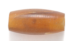 18IP255: India Horn Hare Pipe Dark Amber 3/4 Inch 50 Pieces