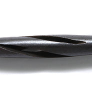 36IP158-S: India Bone Pipe 1.5 In Carved Swirl Dark Brown 15 Pieces