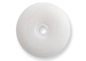 56BN114: Bone Disc White 17mm 40 Pieces