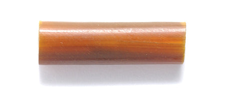 24HR255-T: Horn Tube Amber 1 Inch 30 Pieces