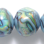 19MB299: Mirage Mood Rnd Mermaids Tale 19mm - 1 piece