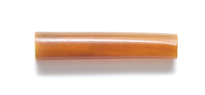 36HR255-T: Horn Tube Amber 1 1/2 Inch 25 Pieces