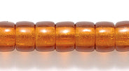 6RC256R: CZ Crow Roller Trans DK Topaz 6mm-50PC