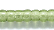 6RC283R: CZ Crow Roller Trans Olive 6mm-100PC