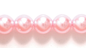 6GP692R: CZ Glass Pearl Pink 6mm-50PC