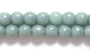 4RD385R: CZ Round Luster Opaque Turquoise 4mm-100PC
