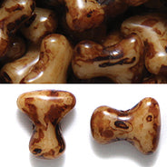 8TE151-52R: CZ Tee Bead Tan Stone 2x8mm-50PC
