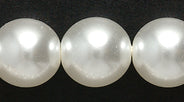 10GP612R: CZ Glass Pearl White 10mm-25PC