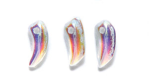 41CM512R: CZ Claw Crystal AB 3x8mm-120PC
