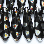 92DP109-G4R: CZ Spear Black Marea Triangle 5x16mm-20PC