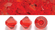 86CC242: Preciosa Crystal Dia Lt Siam 6x6mm-72PC