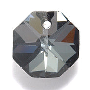 95CC80B1: Preciosa OCT 1 Hole Chromium 14mm - 77 Pieces