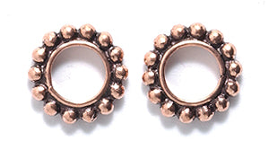 IN184-13C: Bali Style Copper Spacer Bead 10mm-20PC