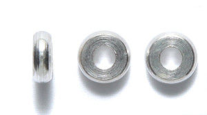 ME6-BS: ME Disc Large Hole Brt Silver 6mm-100PC