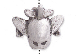 PW220-S: Bead Airplane Ant Pewter 14x17mm 1PC