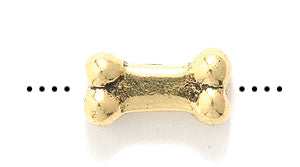 PW3145-AG: Bead Dog Bone Ant Gold 7x13mm - 1PC