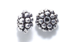IN184-15S: Bali Style Copper Spacer ANT Sil 5x8-20PC