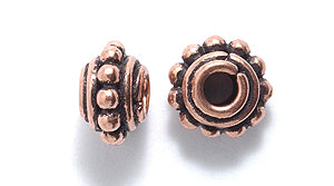 IN184-14C: Bali Style Copper Spacer 5x8mm-20PC