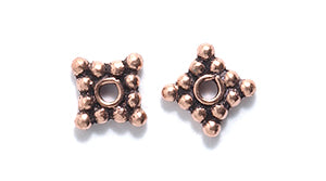 IN184-4C: Bali Style Copper Spacer 2x6mm-50PC