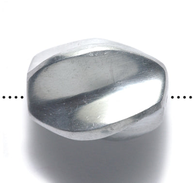 IN183-ME17: Aluminum Fluted Oval 23x25mm Avg-6PC