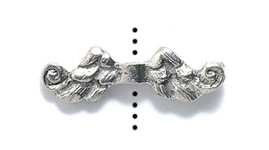 PW6142-S: PW Wing Bead Ant Pewter 5x19mm 1PC