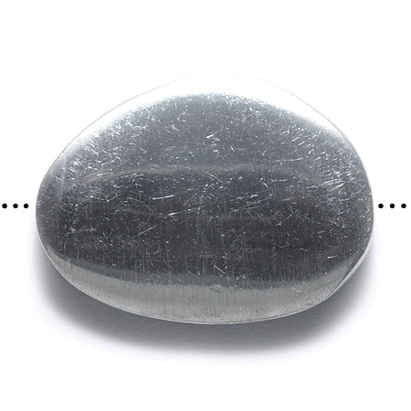 IN183-ME19: Aluminum Oval 25x32mm Avg-6PC