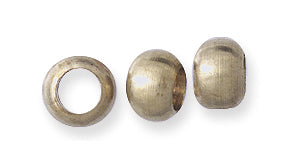 ME79-B4: Round Solid Brass 6mm 4mm Hole-144PC