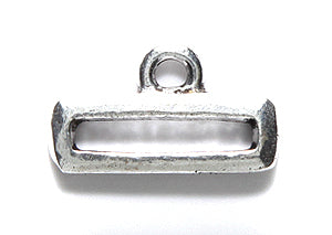 IN185-31: End Slide With Loop Sil 18x10mm-8PC