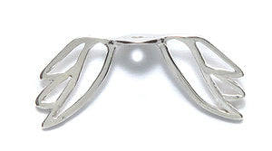 AM605: Amoracast SS Bead Angel Wings 10x19