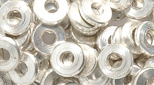 ME917-BS: ME Disc 2mm Hole Brt Silver 6mm-144PC