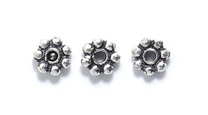 IN184-19S: Bali Style Copper Daisy Spacer ANT SPL