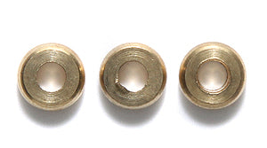 ME6-RB: ME Disc Large Hole Raw Brass 6mm-72PC
